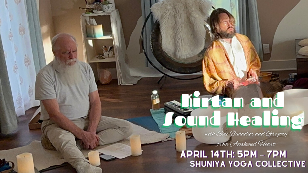 April 14th Sacred Song with Gregory