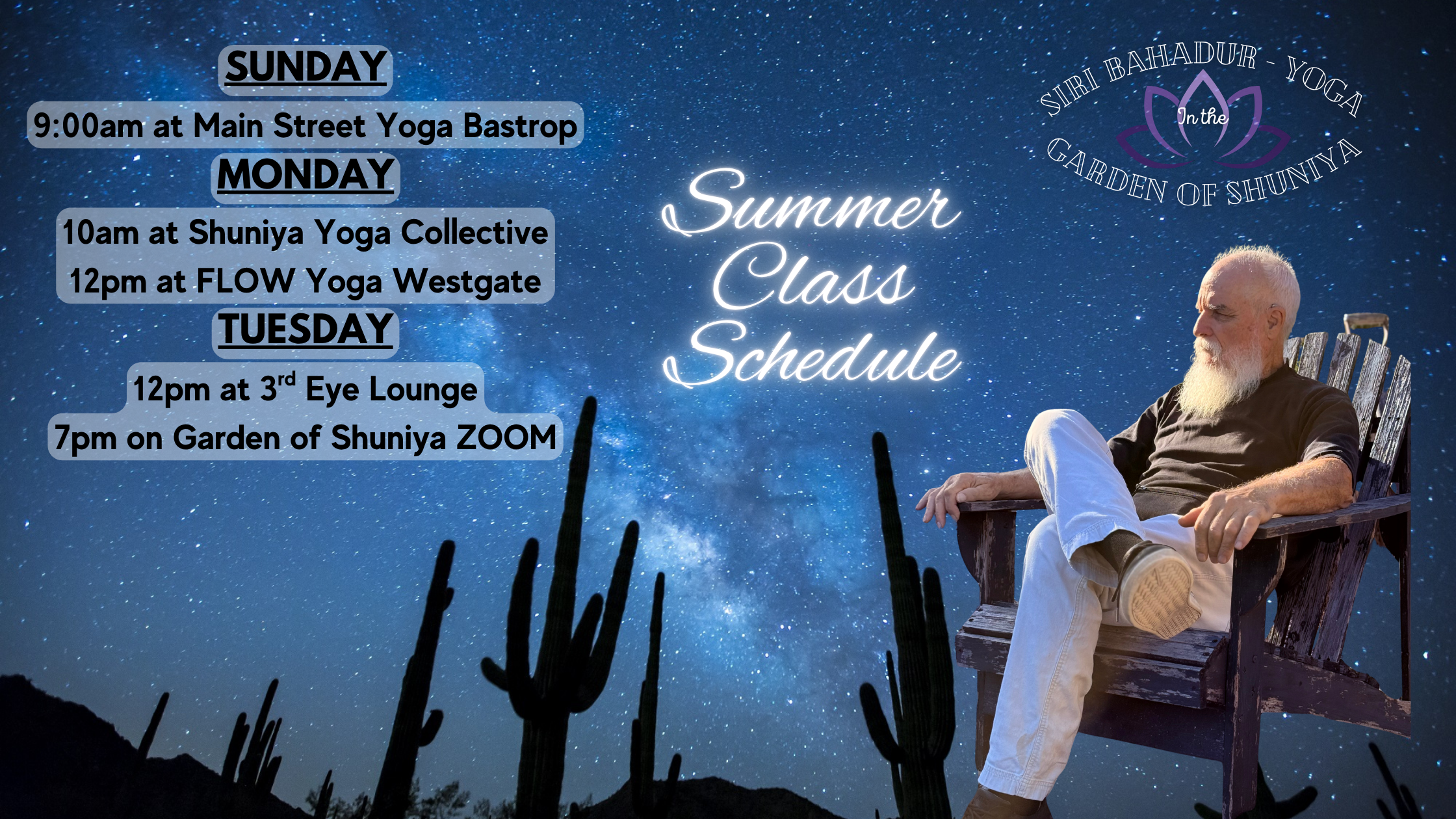SBK 2026 Spring Class Schedule SBK 2026 Spring Class Schedule
